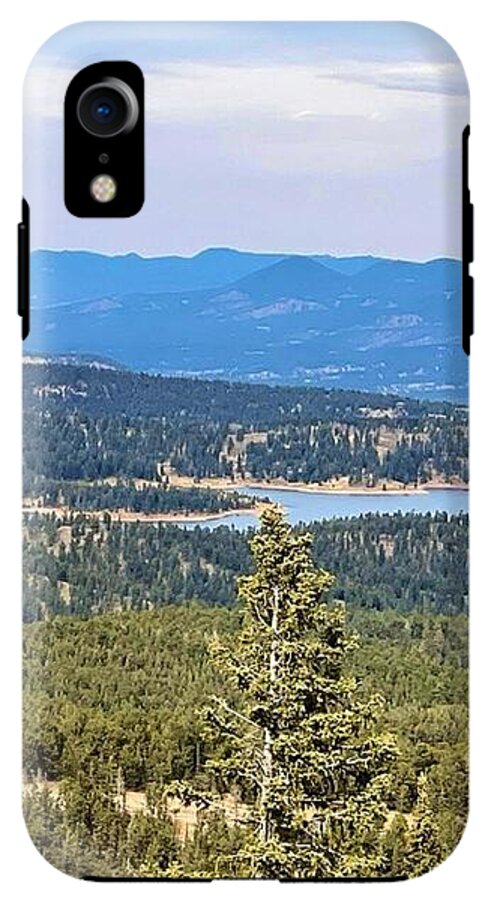Serene Mountain Lake View - Phone Case