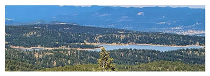 Serene Mountain Lake View - Yoga Mat