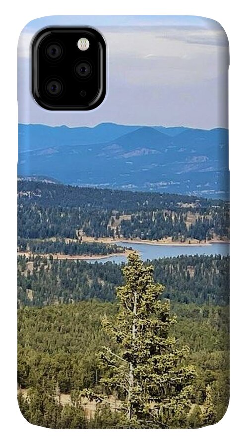 Serene Mountain Lake View - Phone Case