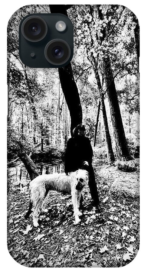 Solitude in the Autumn Woods - Phone Case