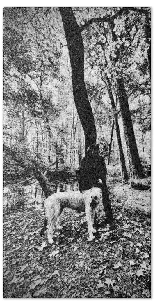 Solitude in the Autumn Woods - Bath Towel