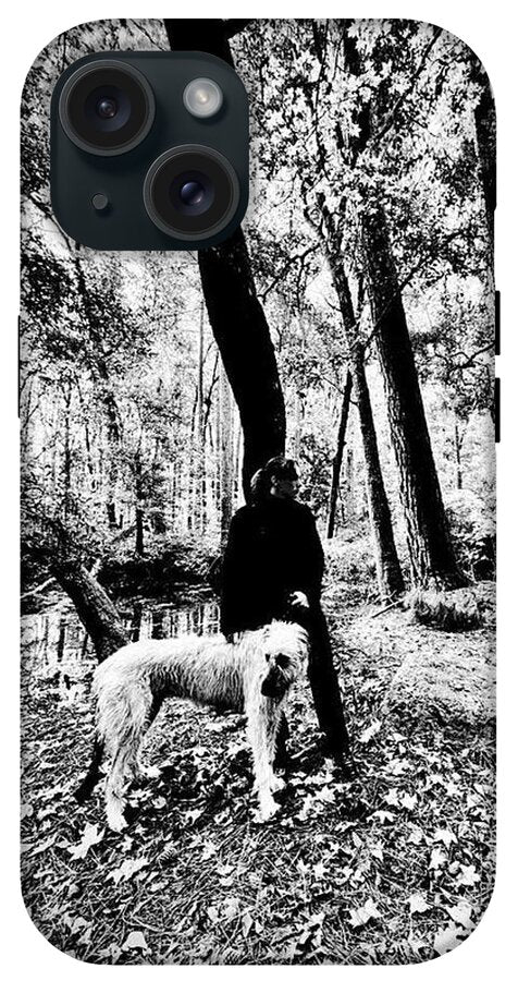 Solitude in the Autumn Woods - Phone Case