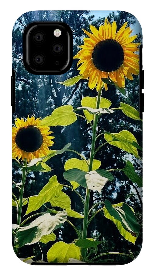 Sunflowers Reaching Towards the Sky - Phone Case