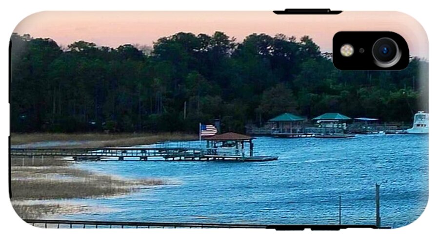 Tranquil Lakeside at Sunset - Phone Case