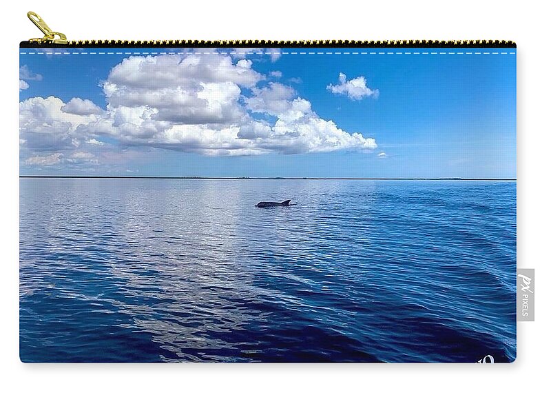 Tranquil Waters with Dolphin - Zip Pouch