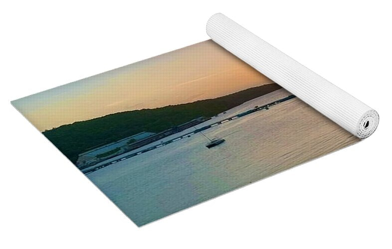 Tropical Sunset Over Serene Bay - Yoga Mat