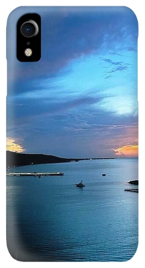 Vibrant Sunset Over Calm Waters - Phone Case