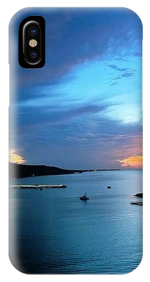 Vibrant Sunset Over Calm Waters - Phone Case