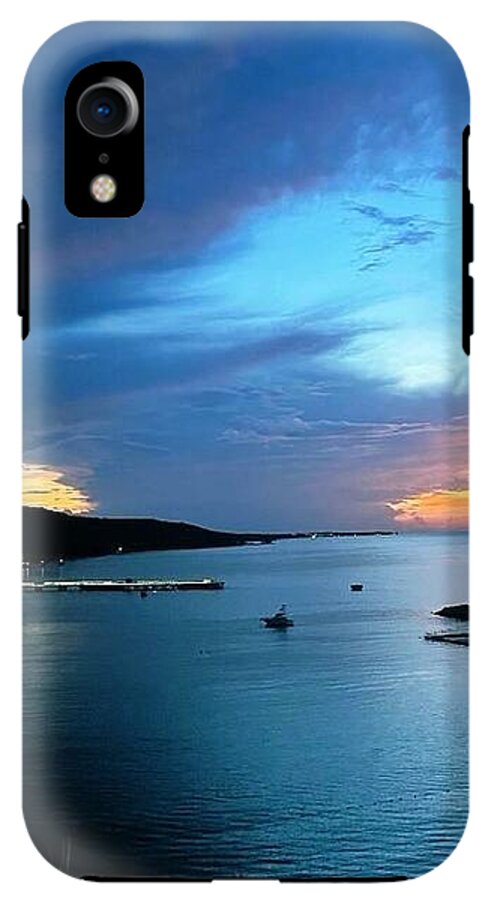 Vibrant Sunset Over Calm Waters - Phone Case