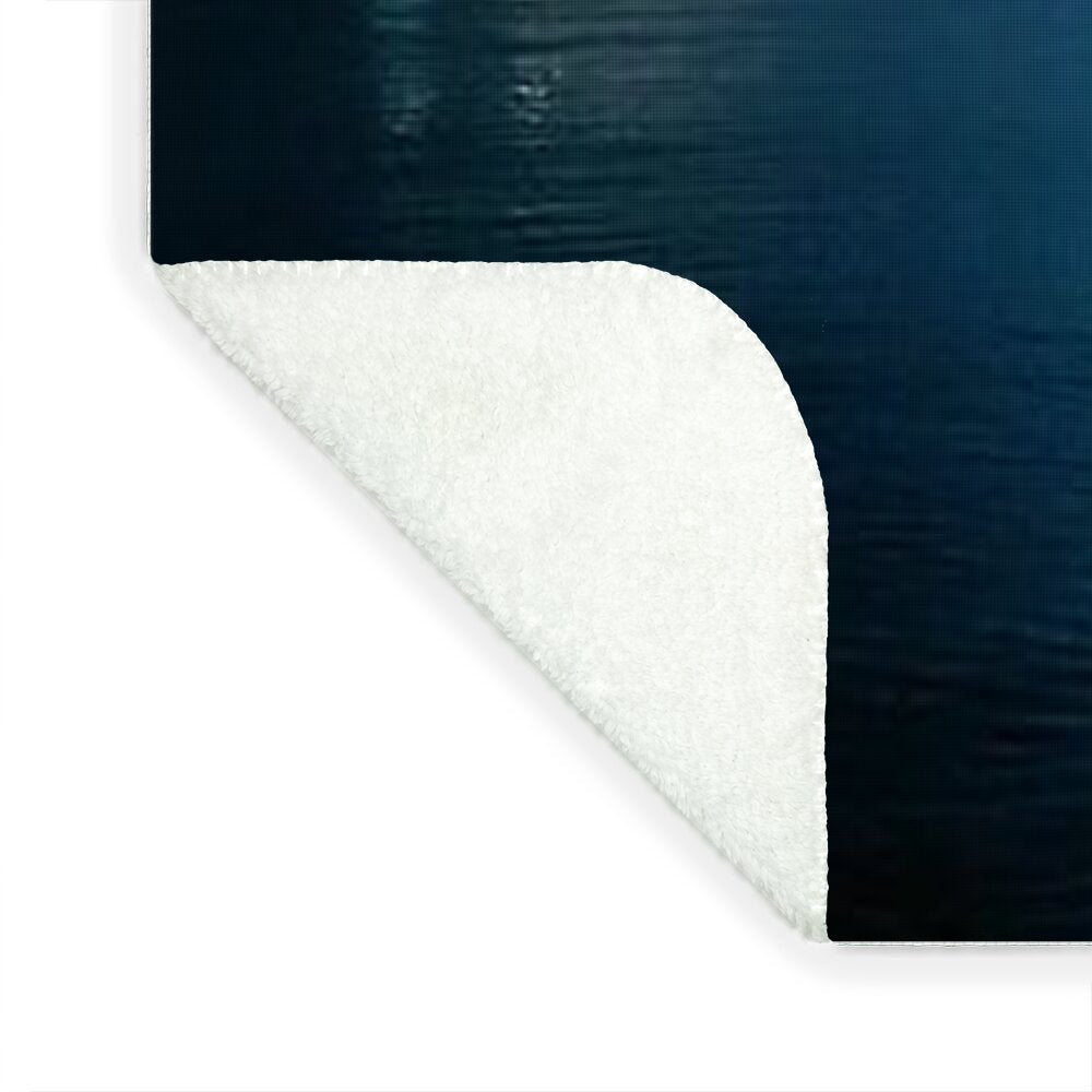 Vibrant Sunset Over Calm Waters - Blanket