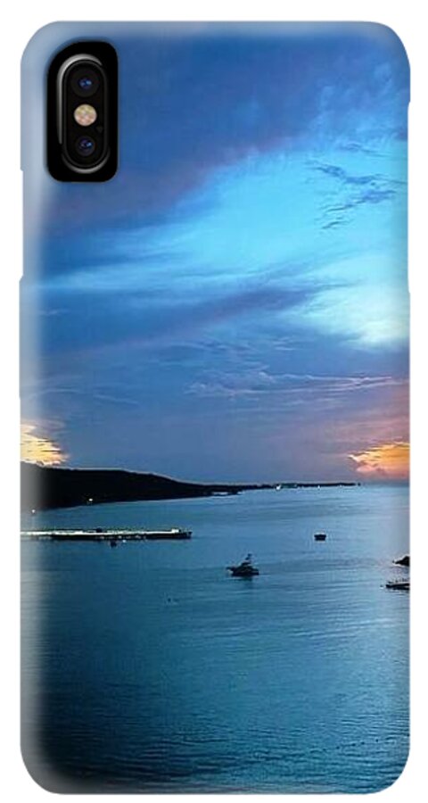 Vibrant Sunset Over Calm Waters - Phone Case
