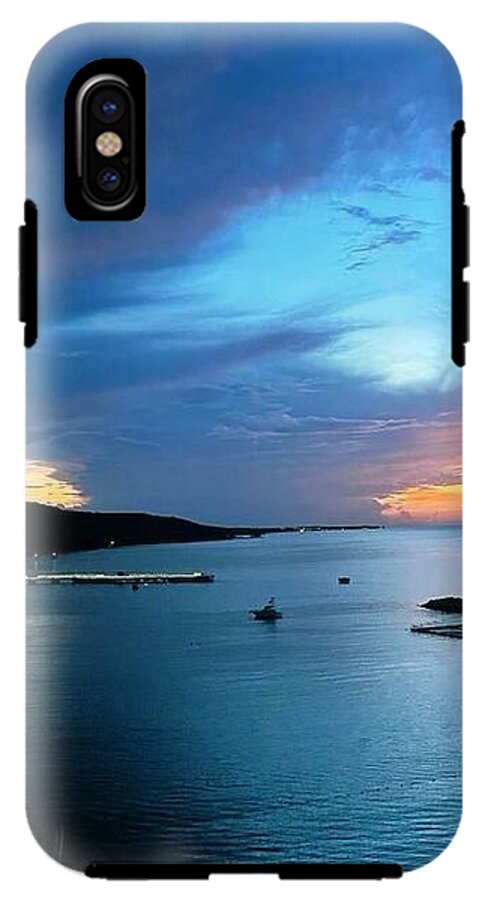 Vibrant Sunset Over Calm Waters - Phone Case