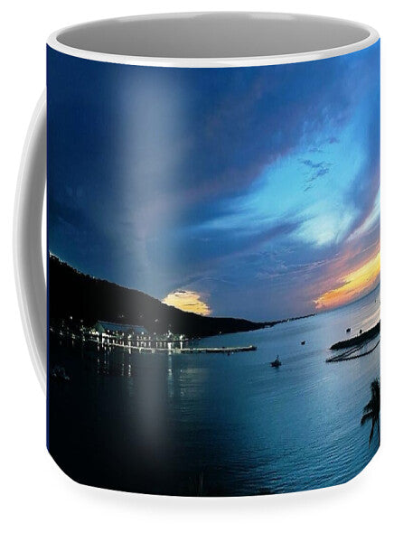 Vibrant Sunset Over Calm Waters - Mug