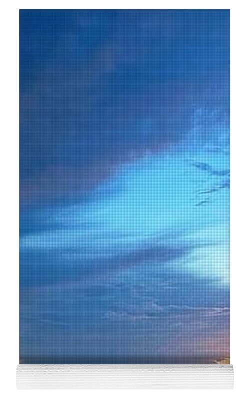 Vibrant Sunset Over Calm Waters - Yoga Mat