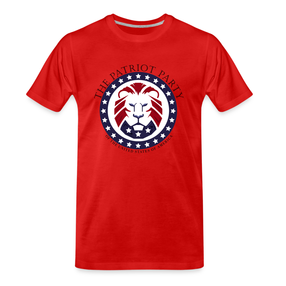 Men’s Original TPPP Logo Organic T-Shirt - red