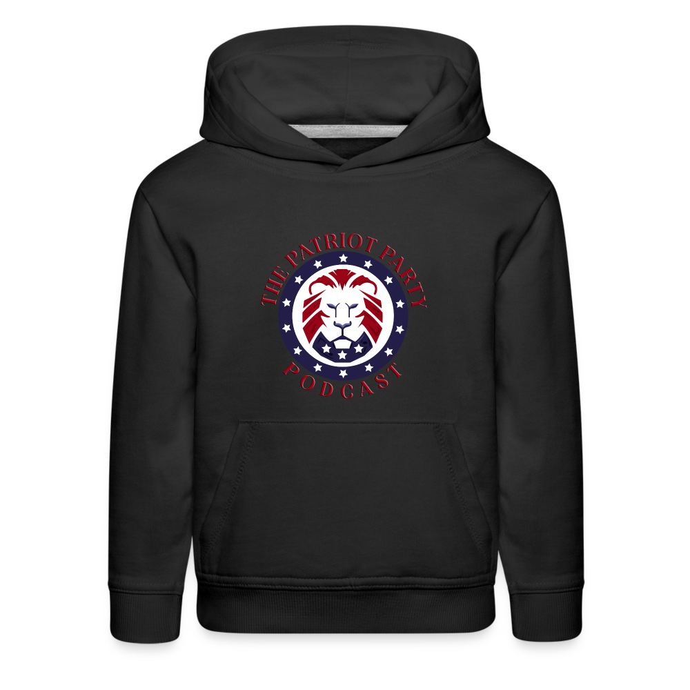 Kids‘ TPPP Official Logo Premium Hoodie - black