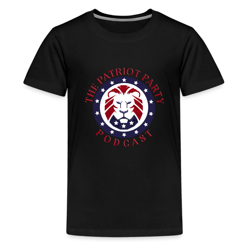 Kids' TPPP Official Logo Premium T-Shirt - black