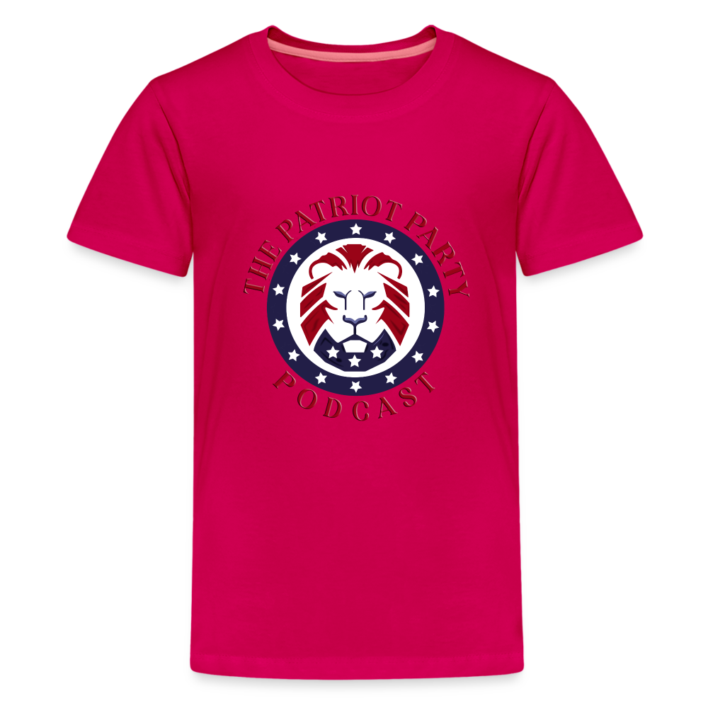 Kids' TPPP Official Logo Premium T-Shirt - dark pink