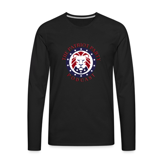 Men's TPPP Official Logo Premium Long Sleeve T-Shirt - black