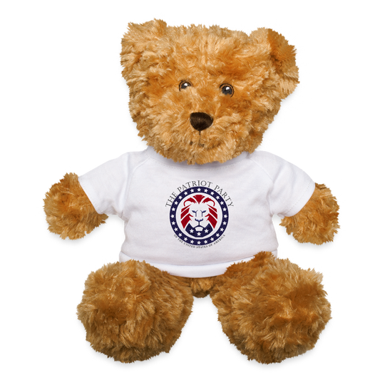 TPPP Original Logo Teddy Bear - white