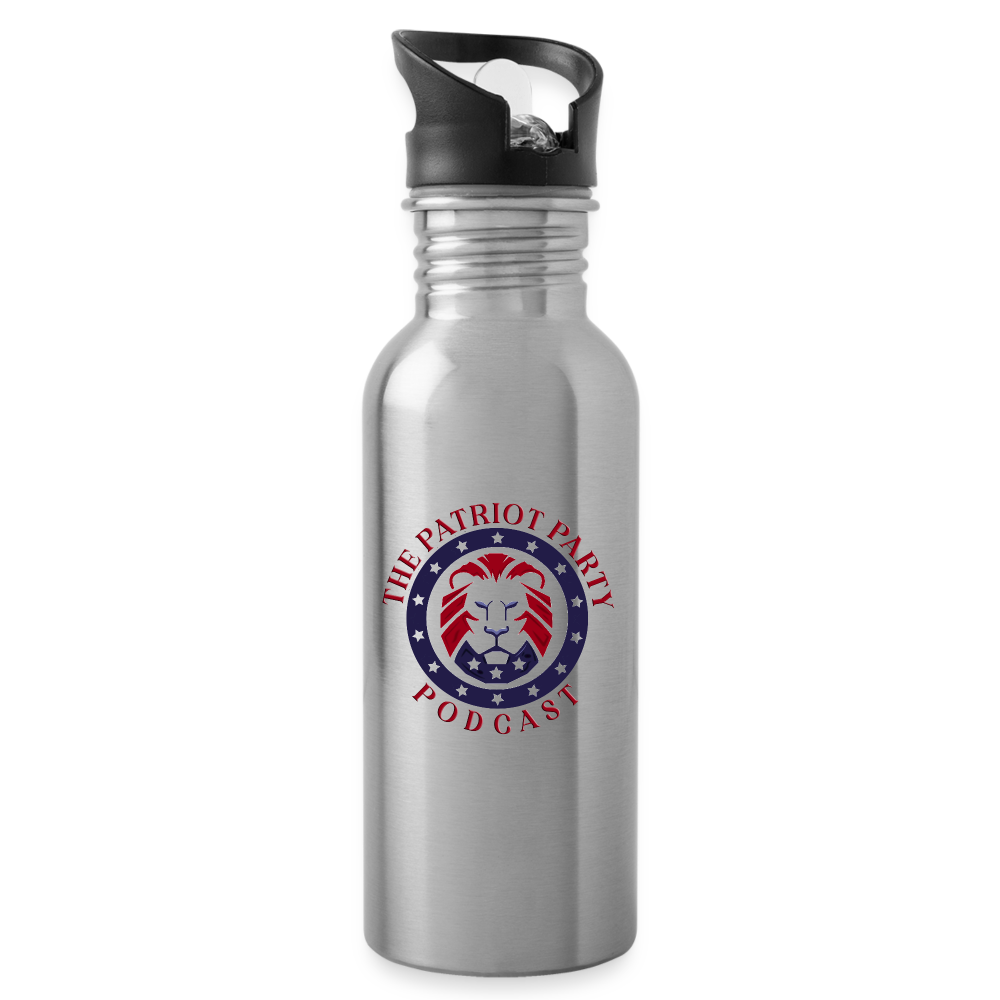 TPPP Official Logo Water Bottle - silver
