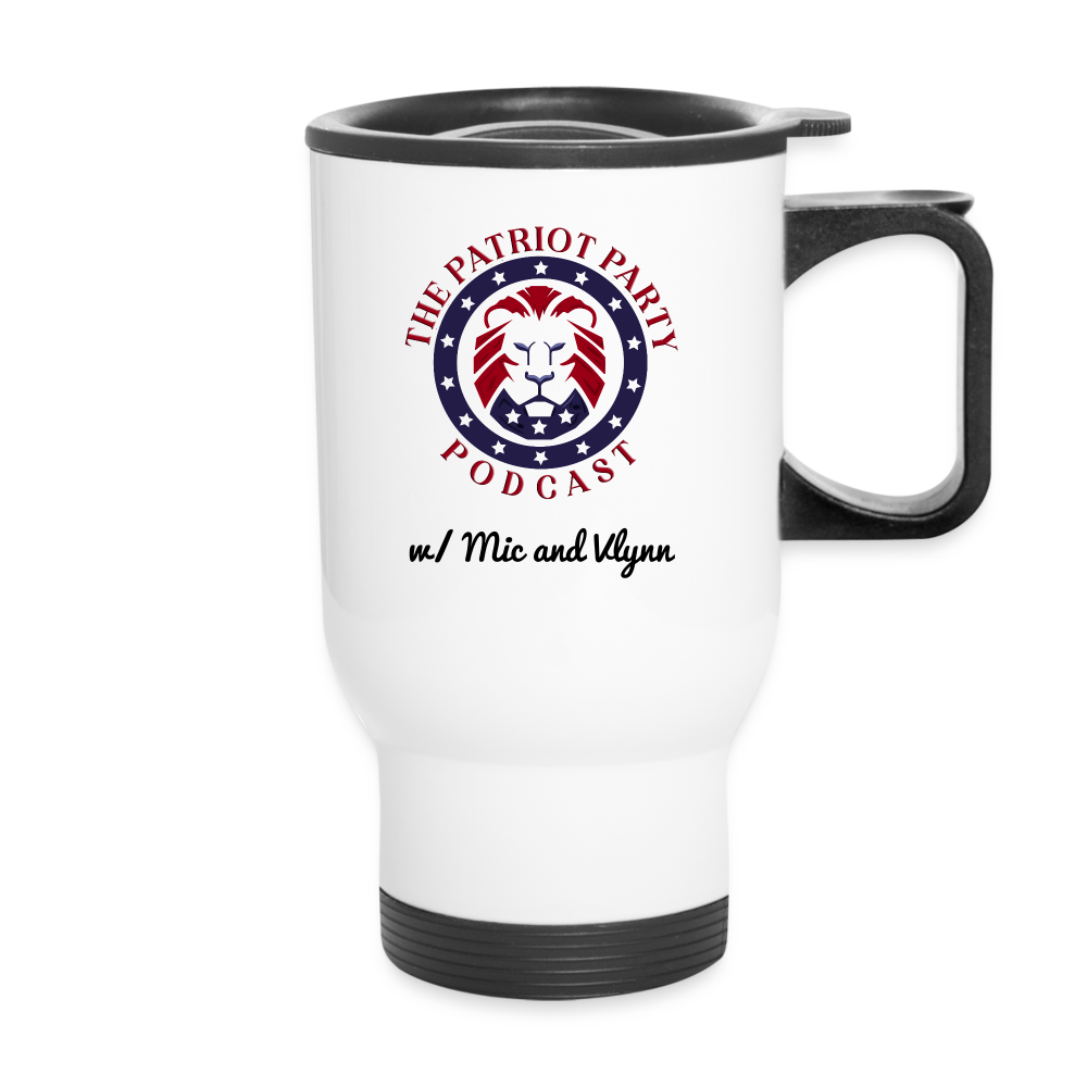 TPPP Official Logo Travel Mug - white