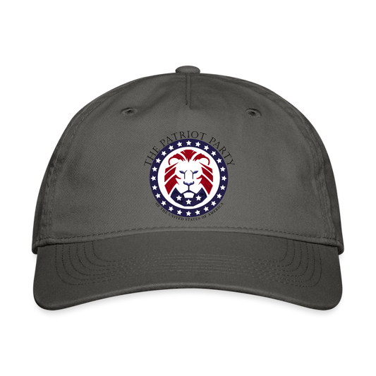 TPPP Original Logo Organic Baseball Cap - charcoal