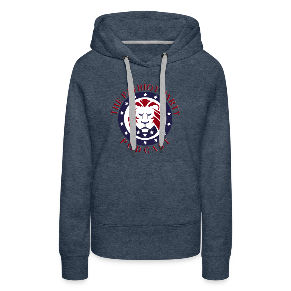 Women’s TPPP Official Logo Premium Hoodie - heather denim