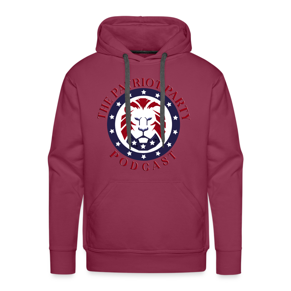 Men’s TPPP Official Logo Premium Hoodie - burgundy