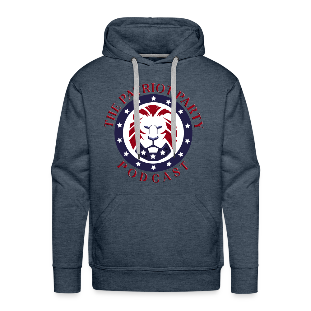 Men’s TPPP Official Logo Premium Hoodie - heather denim