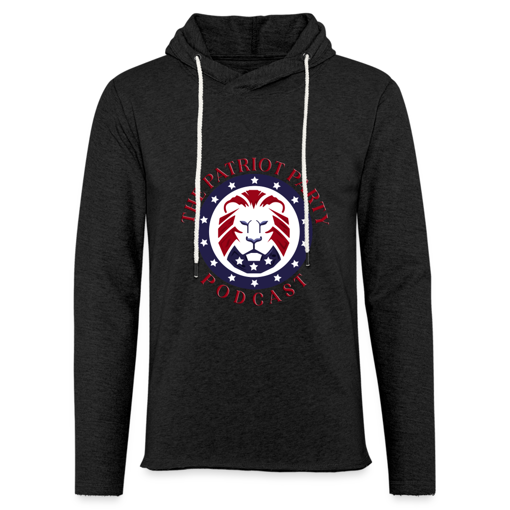 Unisex TPPP Official Logo Lightweight Terry Hoodie - charcoal grey