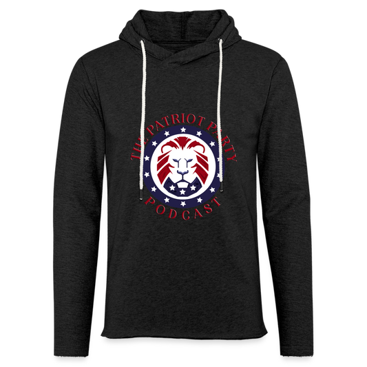 Unisex TPPP Official Logo Lightweight Terry Hoodie - charcoal grey